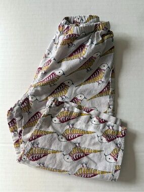 Anokhi Koki Baby 12M Bird Print Lightweight Cotton Pants